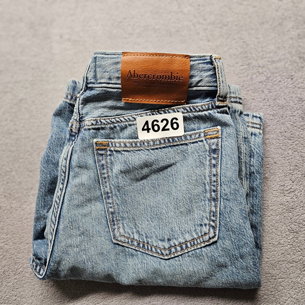 Abercrombie Kids Denim Shorts Boys 11/12 Blue Light Wash Regular - Picture 7 of 12